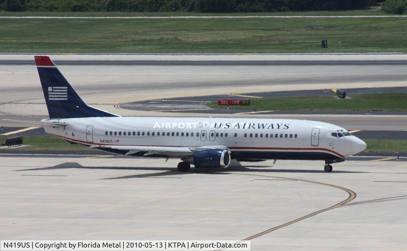 N419US, 1989 Boeing 737-401 C/N 23986, TPA spotting