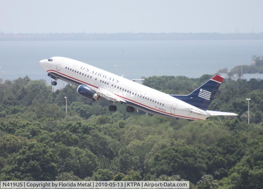 N419US, 1989 Boeing 737-401 C/N 23986, TPA spotting