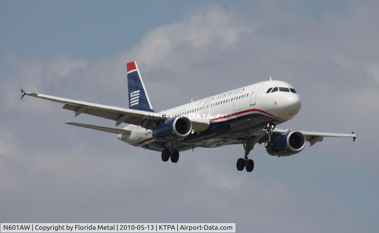 N601AW, 2003 Airbus A320-232 C/N 1935, TPA spotting