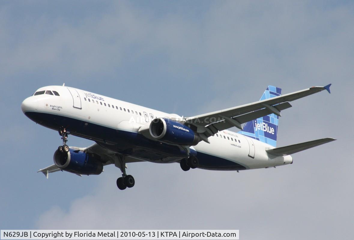N629JB, 2005 Airbus A320-232 C/N 2580, TPA spotting