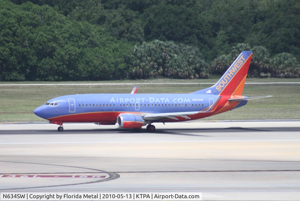 N634SW, 1996 Boeing 737-3H4 C/N 27937, TPA spotting