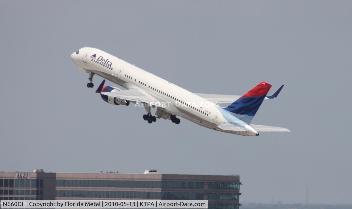 N660DL, 1990 Boeing 757-232 C/N 24422, TPA spotting