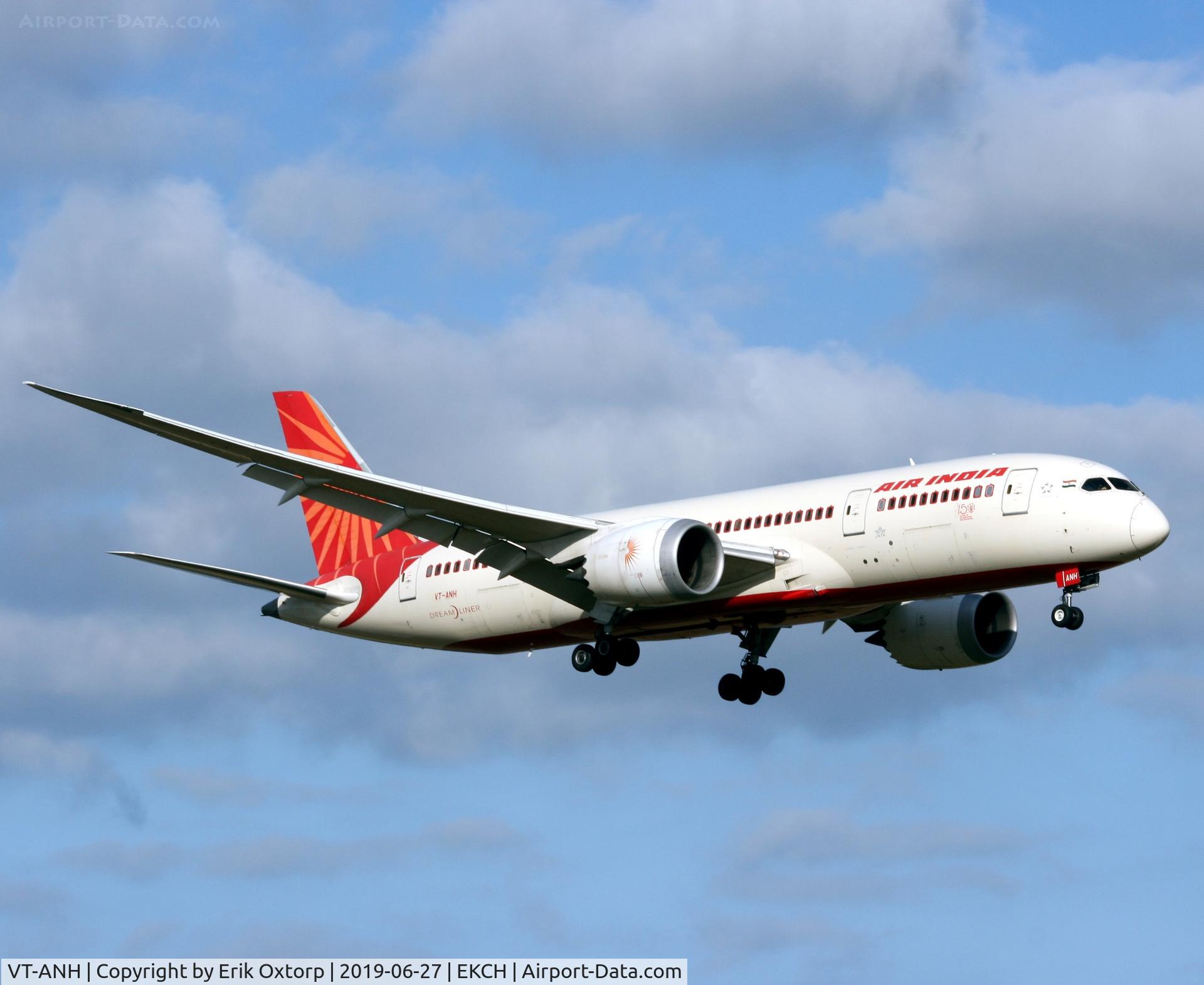 VT-ANH, 2012 Boeing 787-8 Dreamliner C/N 36276, VT-ANH landing rw 22L