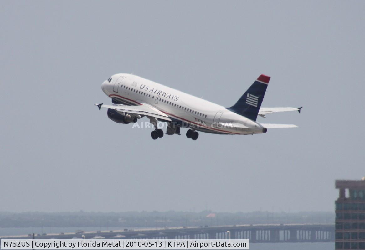 N752US, 2000 Airbus A319-112 C/N 1319, TPA spotting