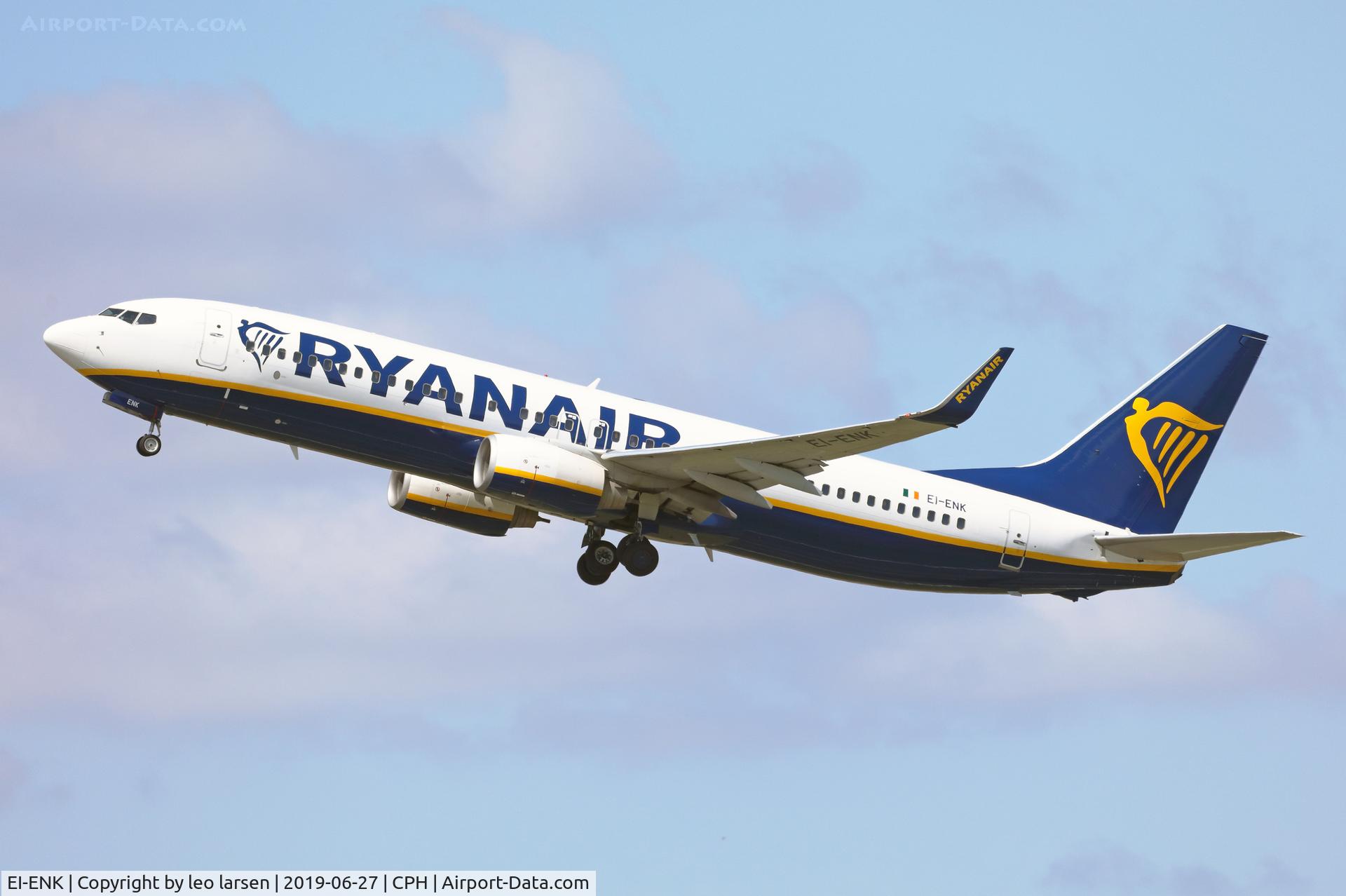 EI-ENK, 2010 Boeing 737-8AS C/N 40303, Copenhagen 27.6.2019