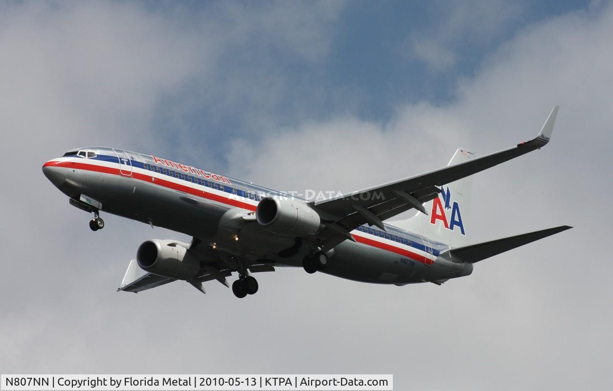 N807NN, 2009 Boeing 737-823 C/N 31077, TPA spotting