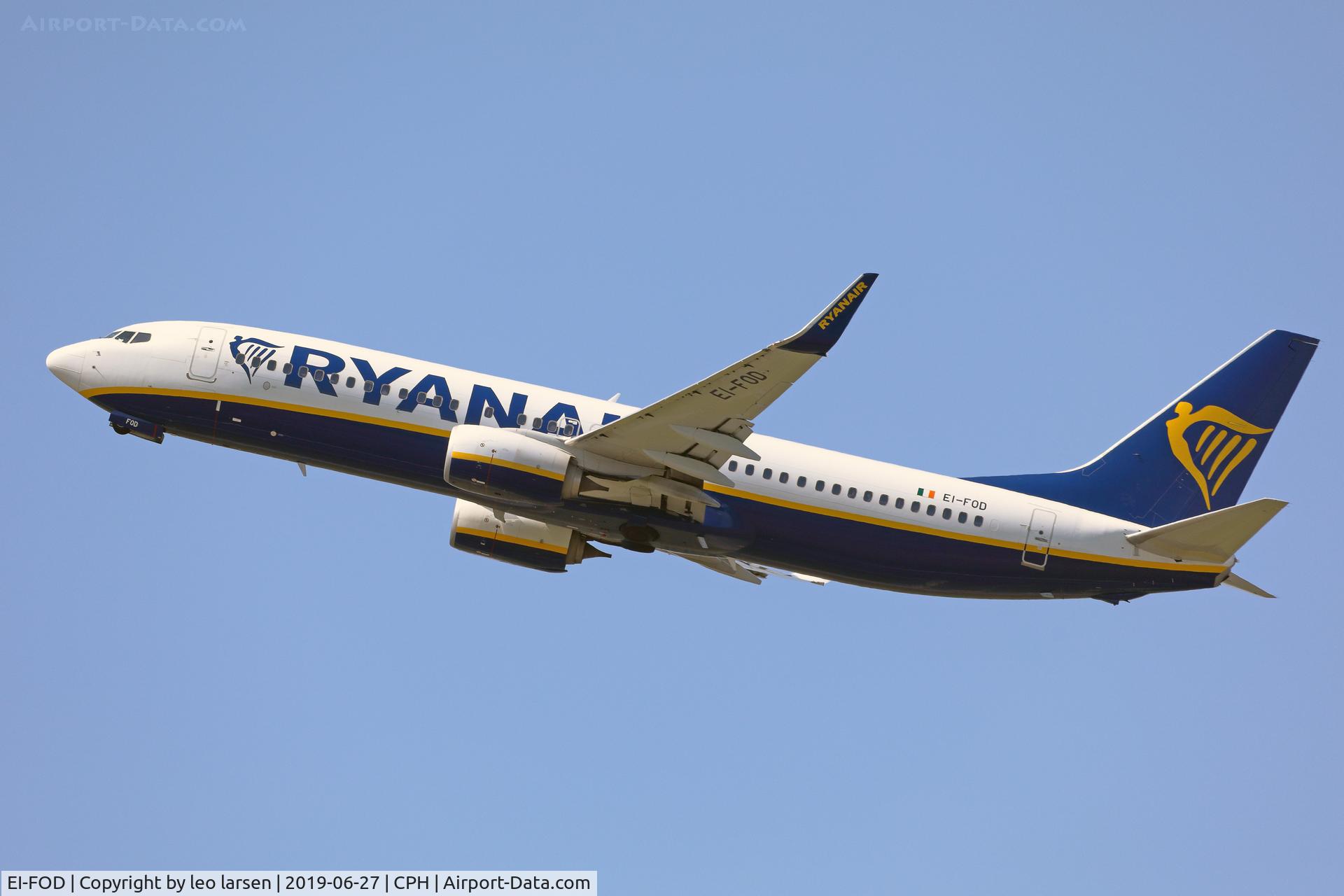 EI-FOD, 2016 Boeing 737-8AS C/N 44715, Copenhagen 27.6.2019