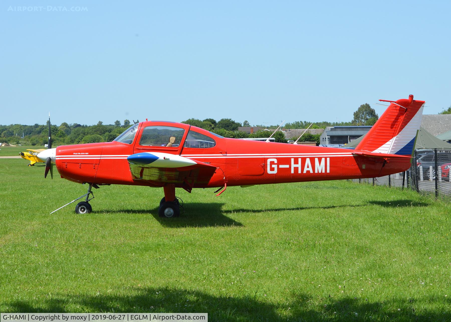 G-HAMI, 1973 Fuji FA-200-180 Aero Subaru C/N 188, Fuji FA-200-180 at White Waltham.