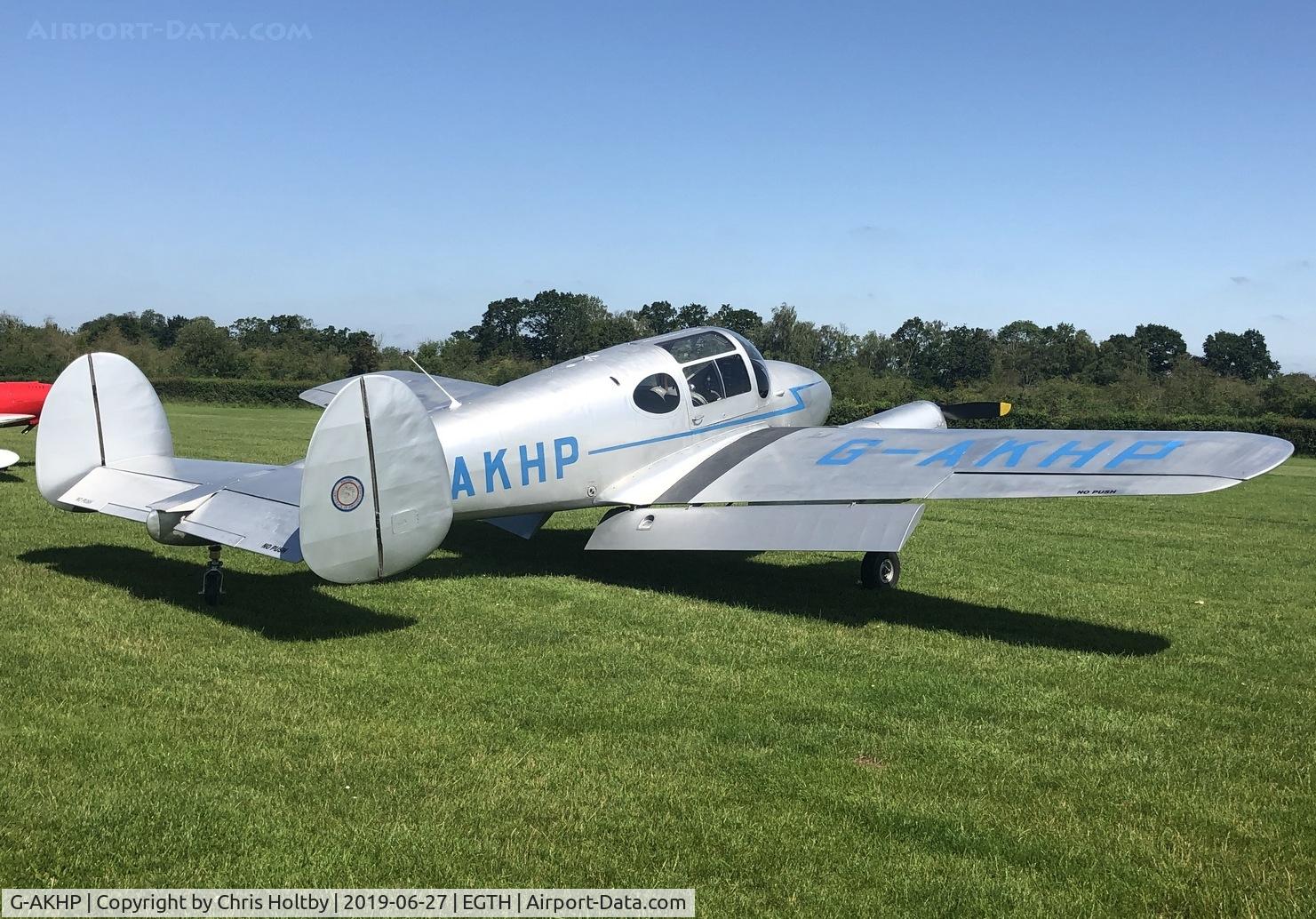 G-AKHP, 1947 Miles M65 Gemini 1A C/N 6519, Visiting Old Warden, Beds.