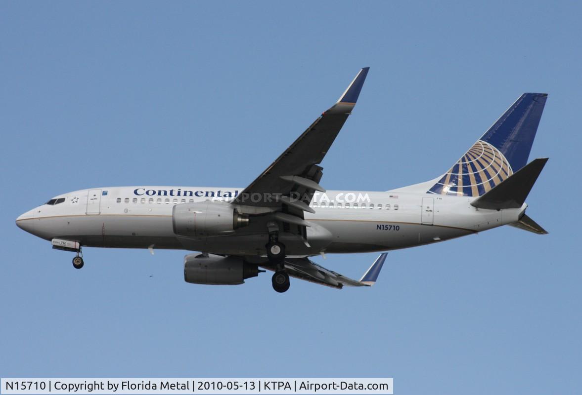 N15710, 1998 Boeing 737-724 C/N 28780, TPA spotting