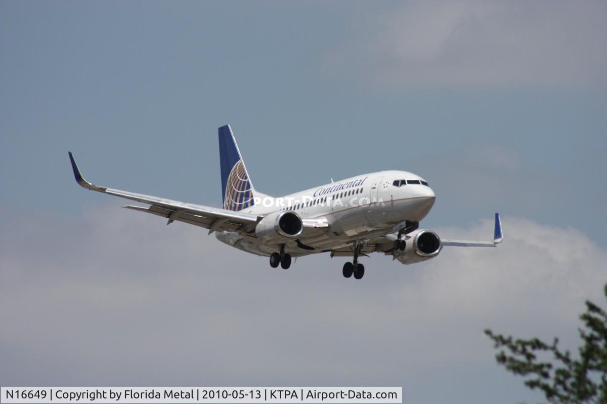 N16649, 1997 Boeing 737-524 C/N 28910, TPA spotting