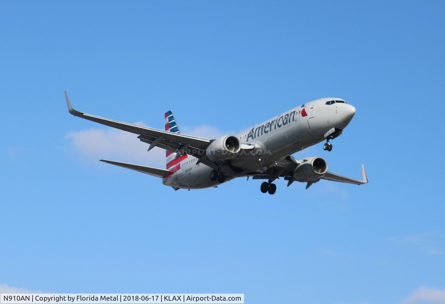 N910AN, 1999 Boeing 737-823 C/N 29512, LAX spotting