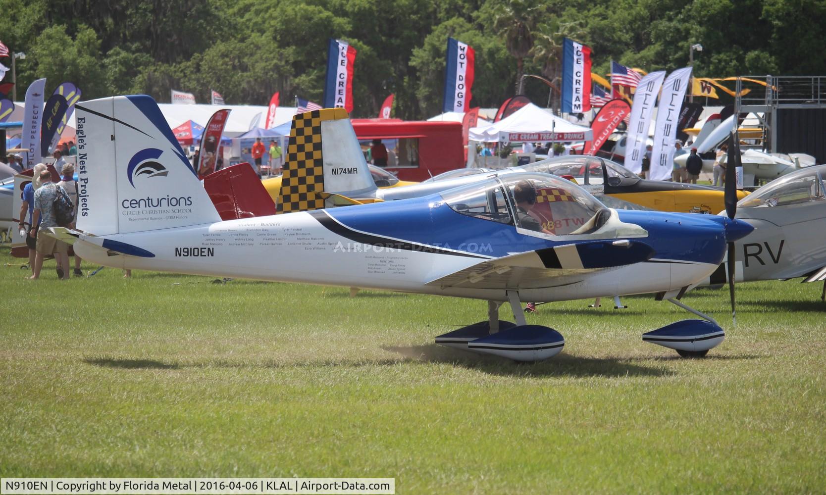 N910EN, 2014 Vans RV-12 C/N 120744, Sun N fun 2016