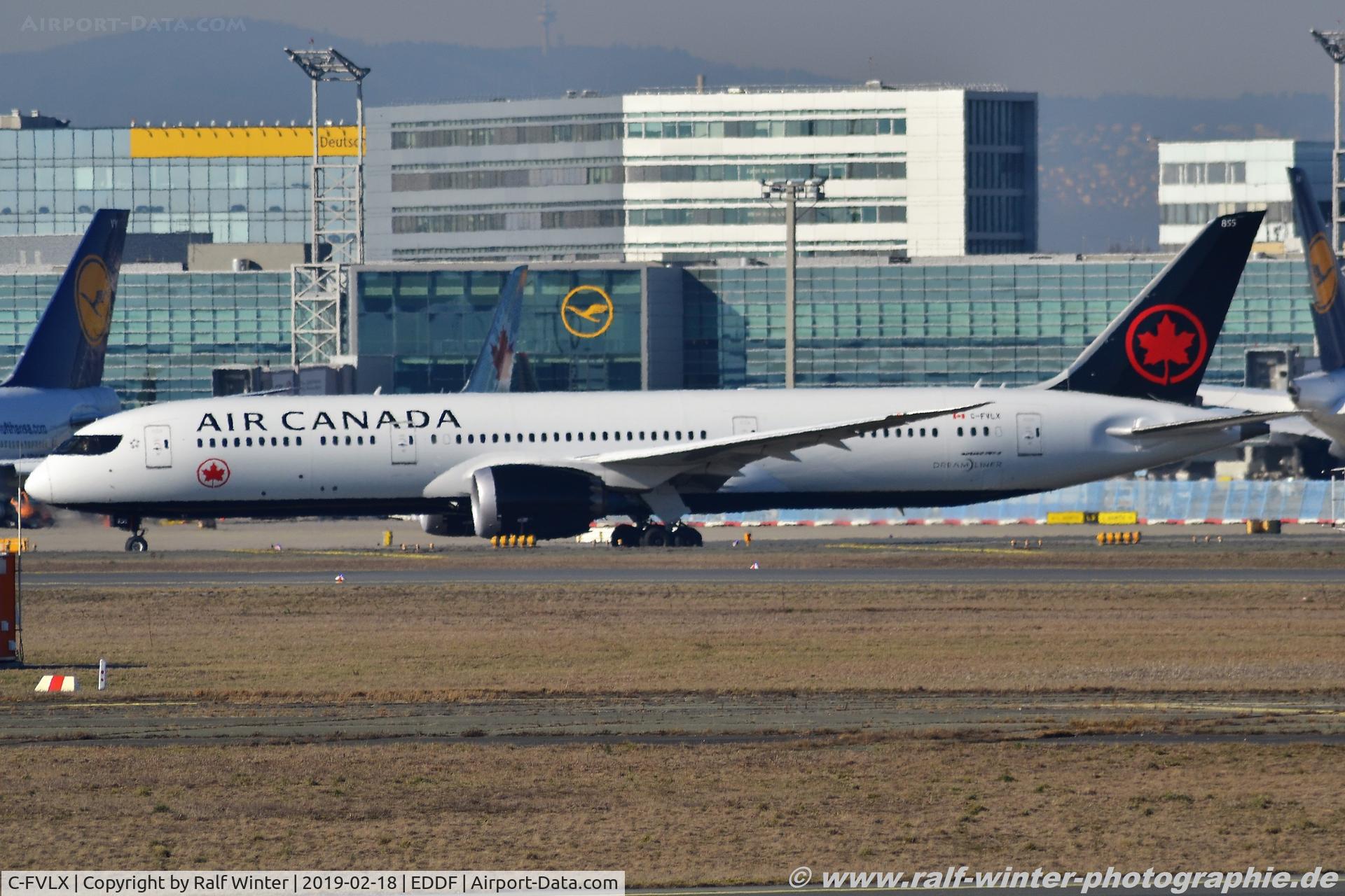 C-FVLX, 2018 Boeing 787-9 Dreamliner C/N 38356, Boeing 787-9 Dreamliner - AC ACA Air Canada - 38356 - C-FVLX - 18.02.2019 - FRA