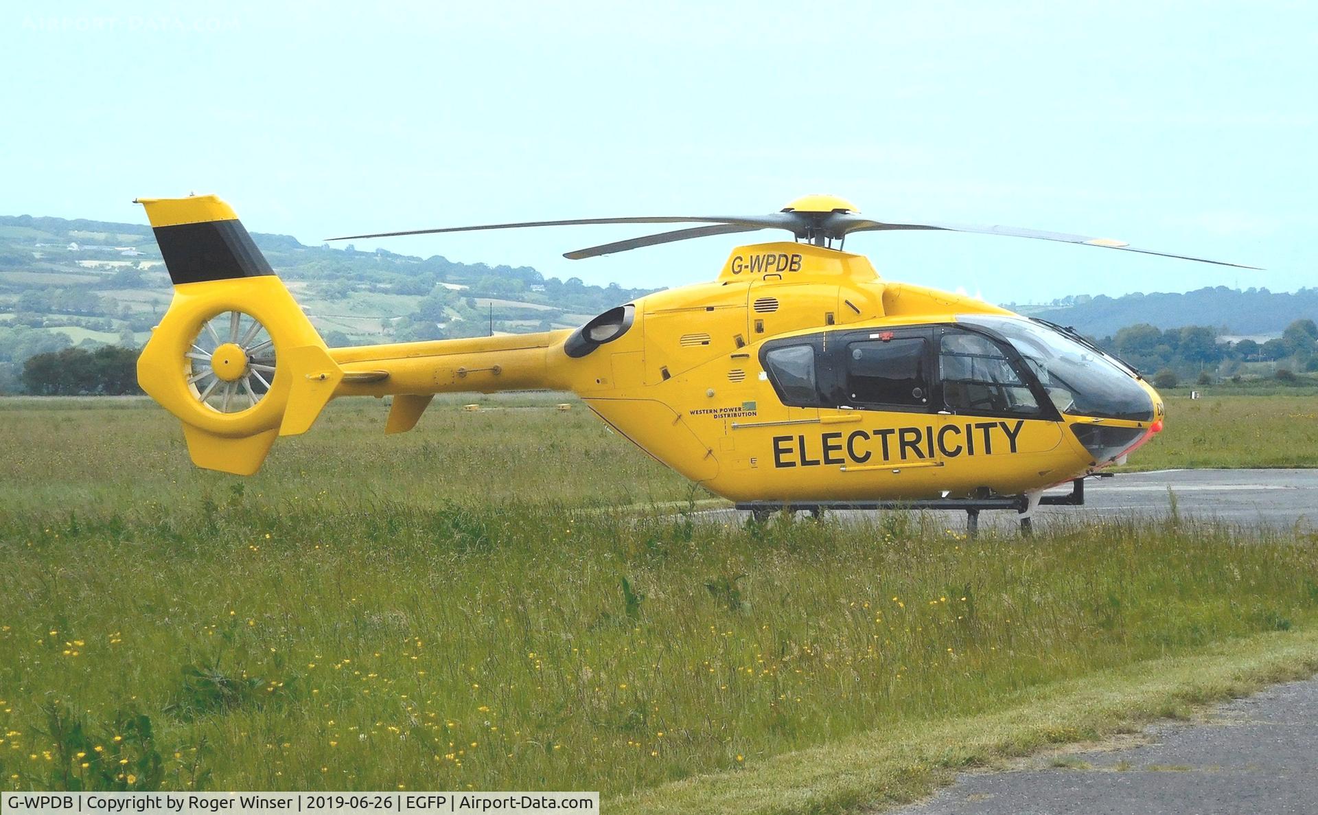 G-WPDB, 1999 Eurocopter EC-135P-1 C/N 0112, Visiting EC-135 operated by Western Power Distribution