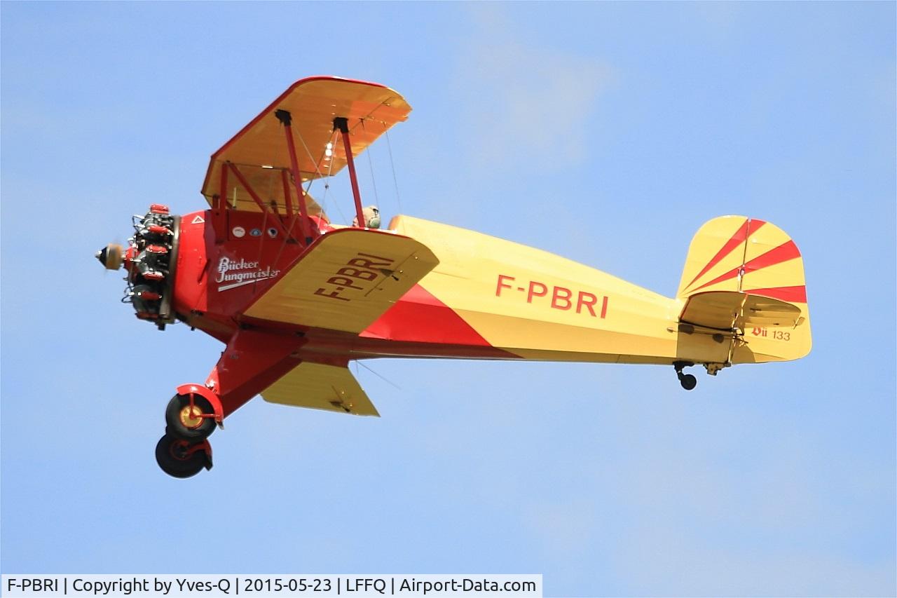 F-PBRI, 1937 Bucker Bu-133D-1 Jungmeister C/N 2008, Bucker Bu-133D-1 Jungmeister, On display, La Ferté-Alais airfield (LFFQ) Airshow 2015