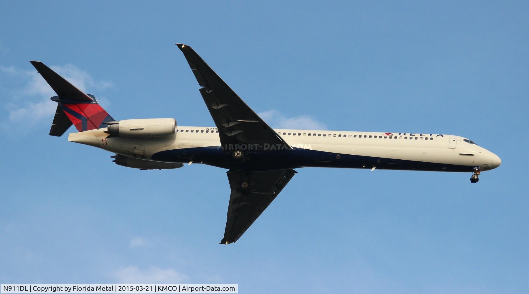 N911DL, 1987 McDonnell Douglas MD-88 C/N 49542, MCO spotting