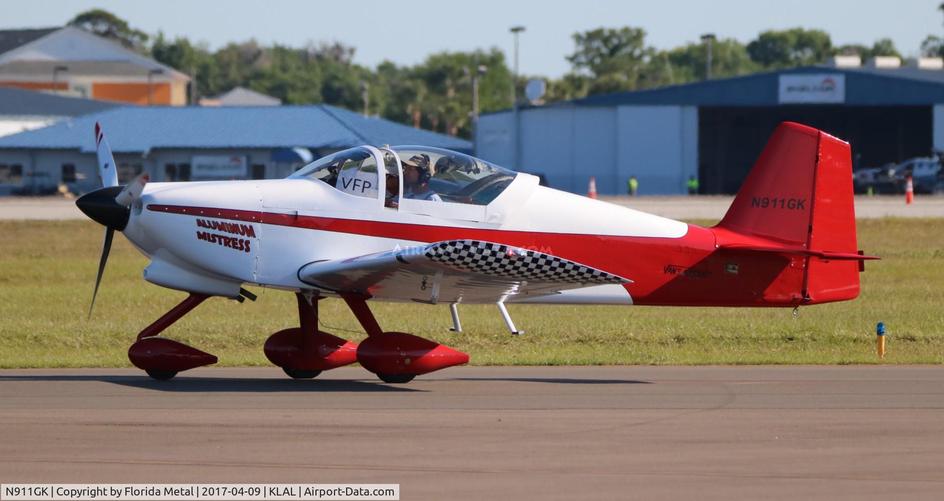 N911GK, 2008 Vans RV-6A C/N 21654, Sun N fun 2016