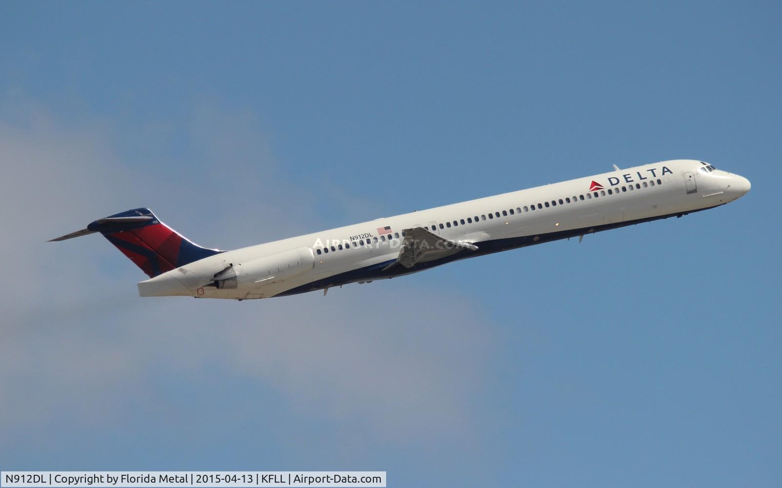 N912DL, 1987 McDonnell Douglas MD-88 C/N 49543, FLL spotting