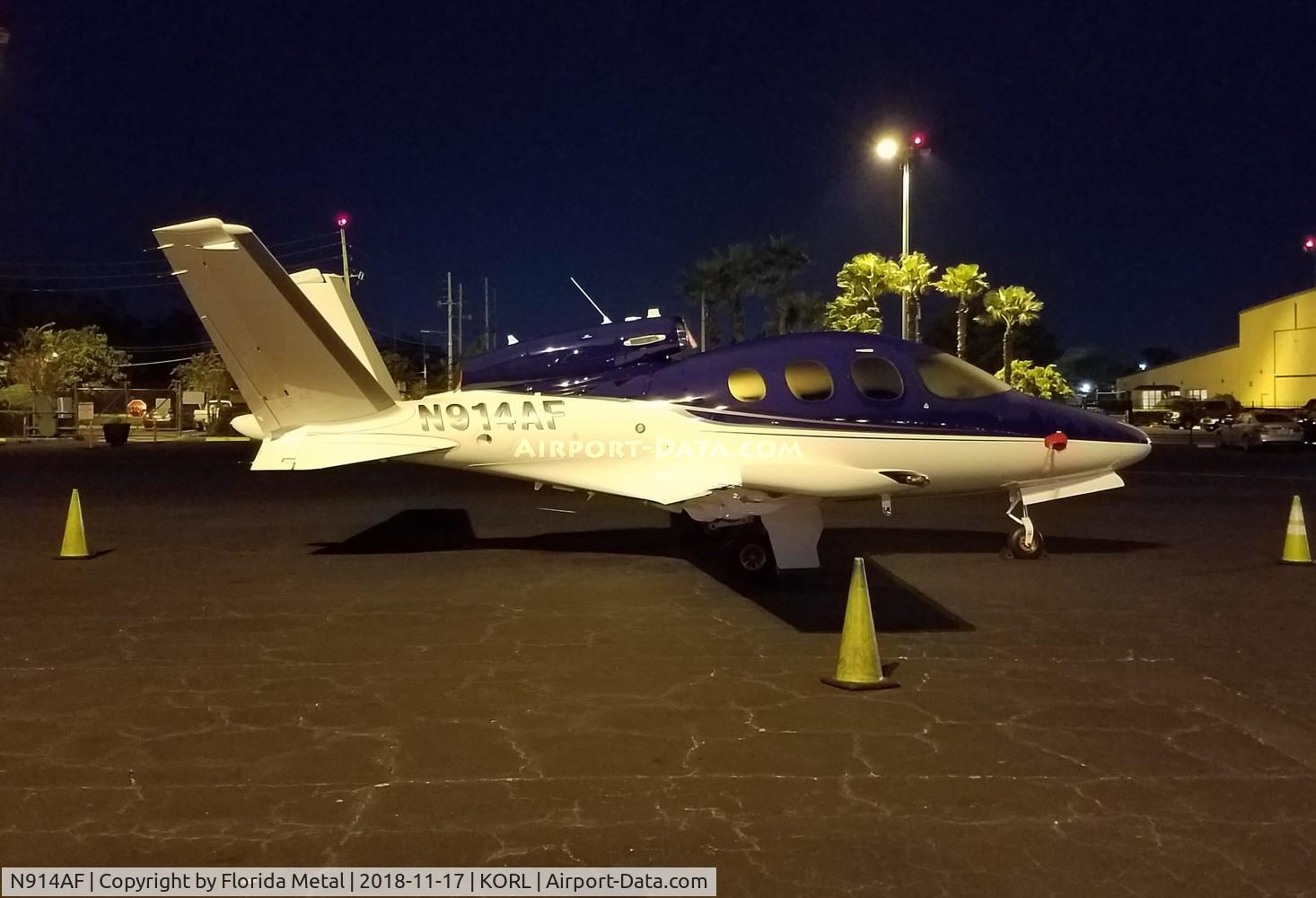 N914AF, 2018 Cirrus SF-50 Vision C/N 0074, SF-50