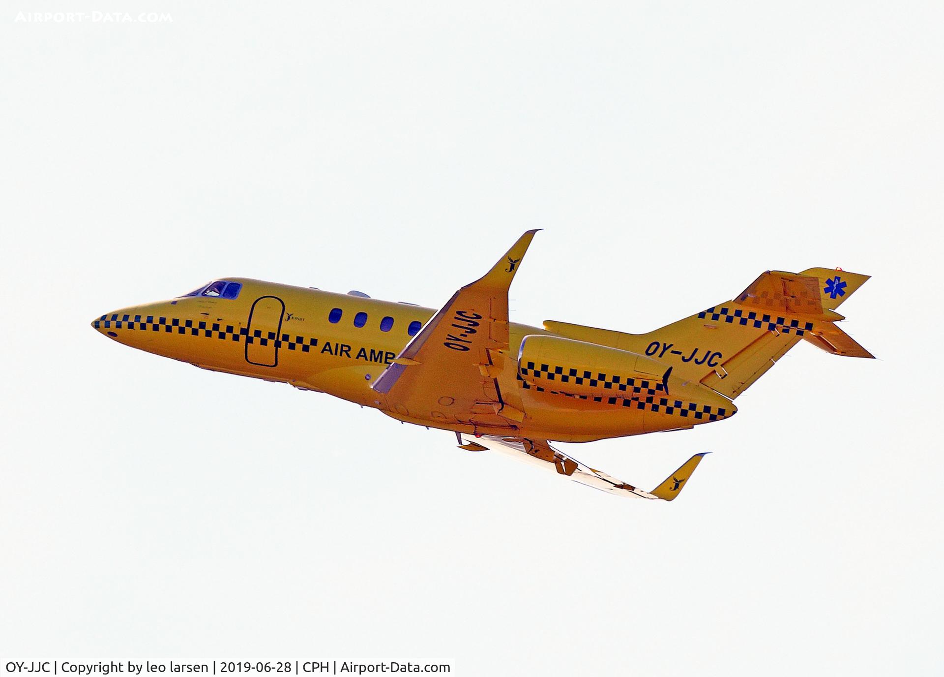 OY-JJC, 2003 Raytheon Hawker 800XP C/N 258637, Copenhagen 28.6.2019