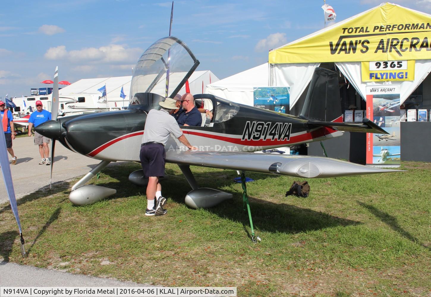 N914VA, 2015 Vans RV-14A C/N 140002, RV-14A
