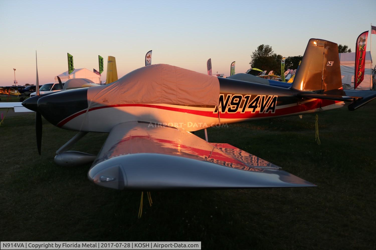 N914VA, 2015 Vans RV-14A C/N 140002, RV-14A