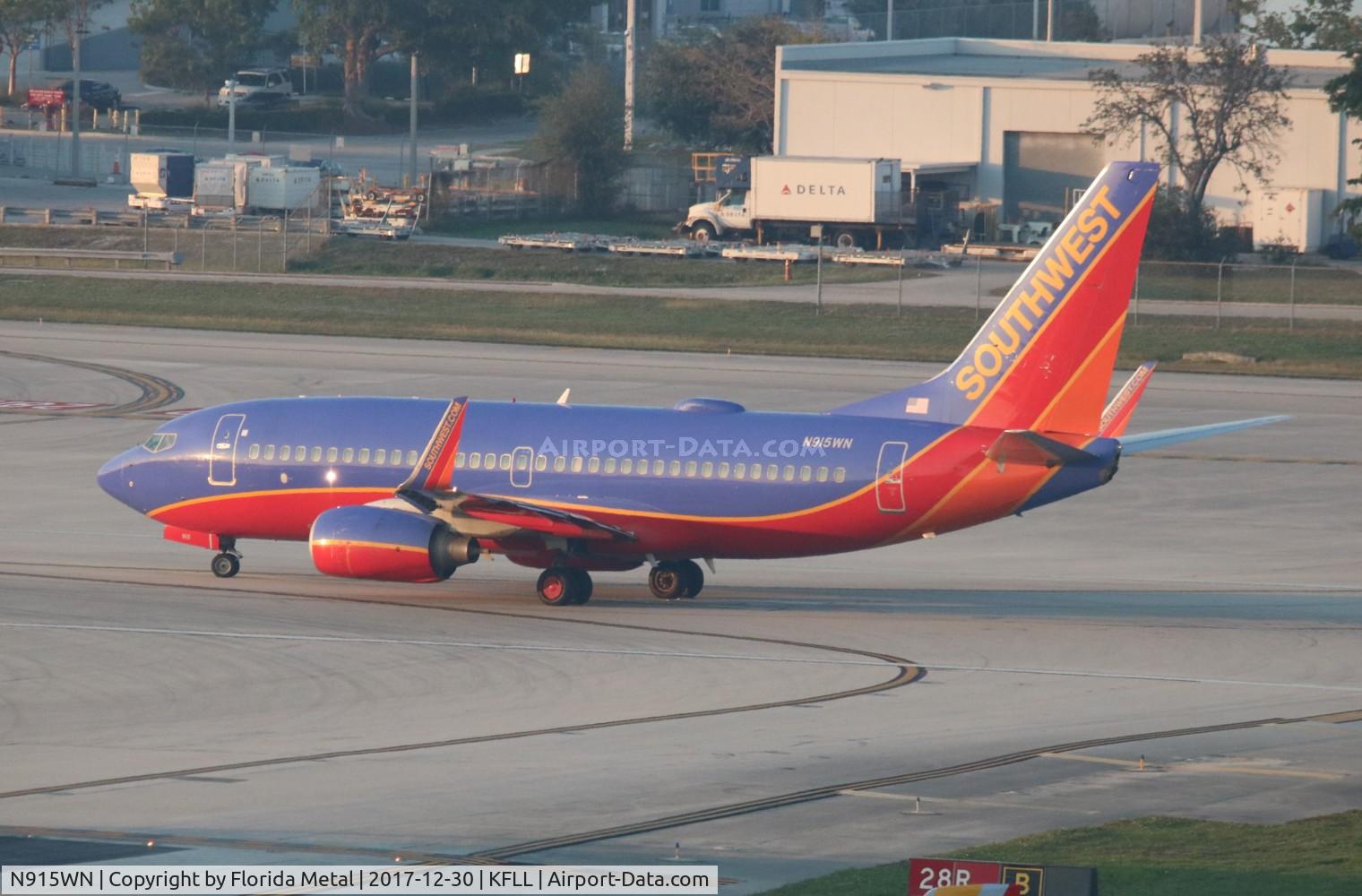 N915WN, 2008 Boeing 737-7H4 C/N 36888, FLL spotting