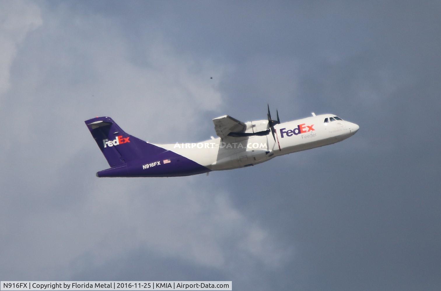 N916FX, 1992 ATR 42-300 C/N 314, MIA spotting
