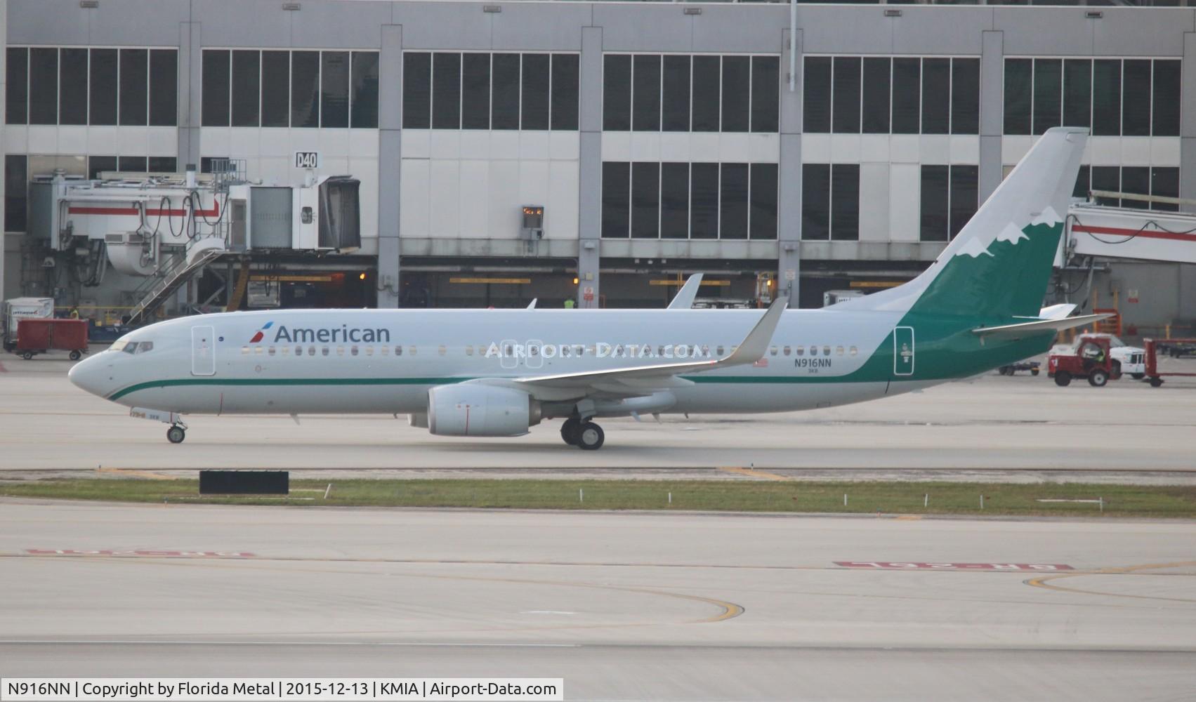 N916NN, 2012 Boeing 737-823 C/N 31163, MIA spotting