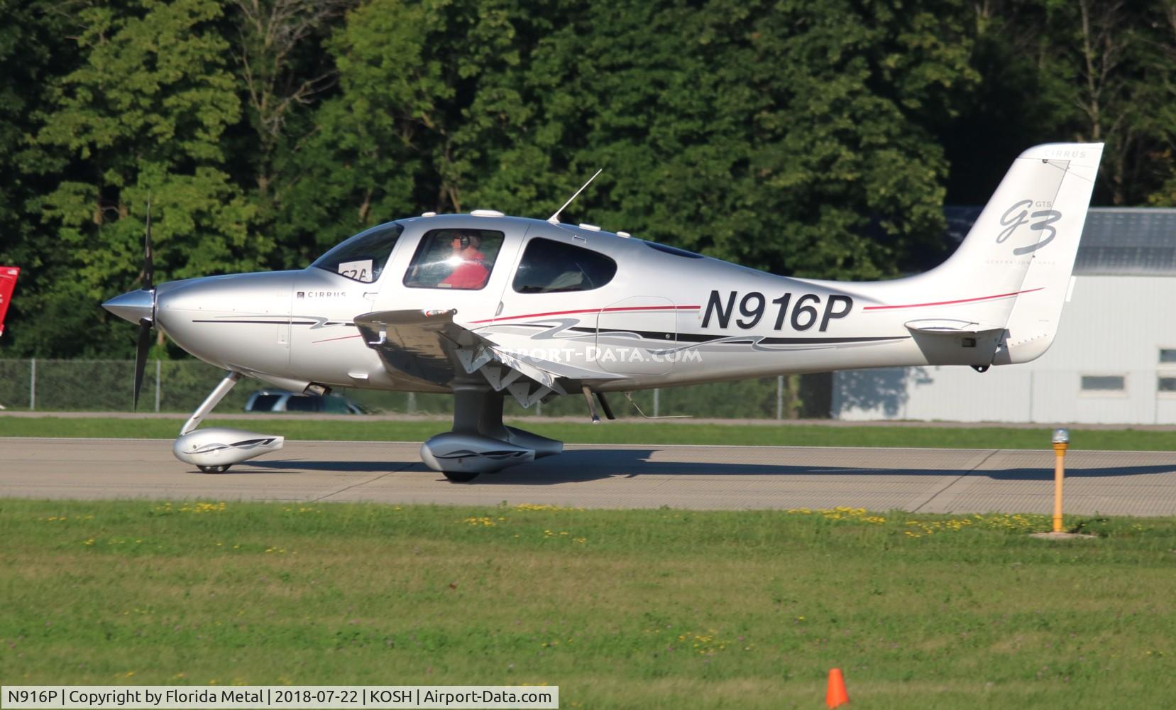 N916P, 2007 Cirrus SR22 G3 GTS C/N 2484, Air Venture 2018