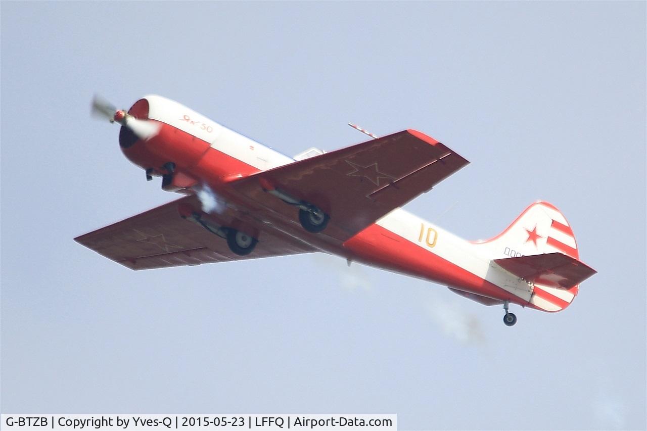 G-BTZB, 1980 Yakovlev Yak-50 C/N 801810, Yakovlev Yak-50 , On display, La Ferté-Alais Airfield (LFFQ) Air Show 2015