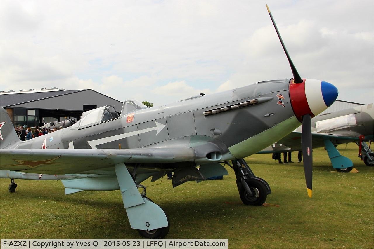F-AZXZ, 1944 Yakovlev Yak-3UA Replica C/N Y337, Yakovlev YAK-3UA Replica, Static display, La Ferté-Alais Airfield (LFFQ) Air show 2015