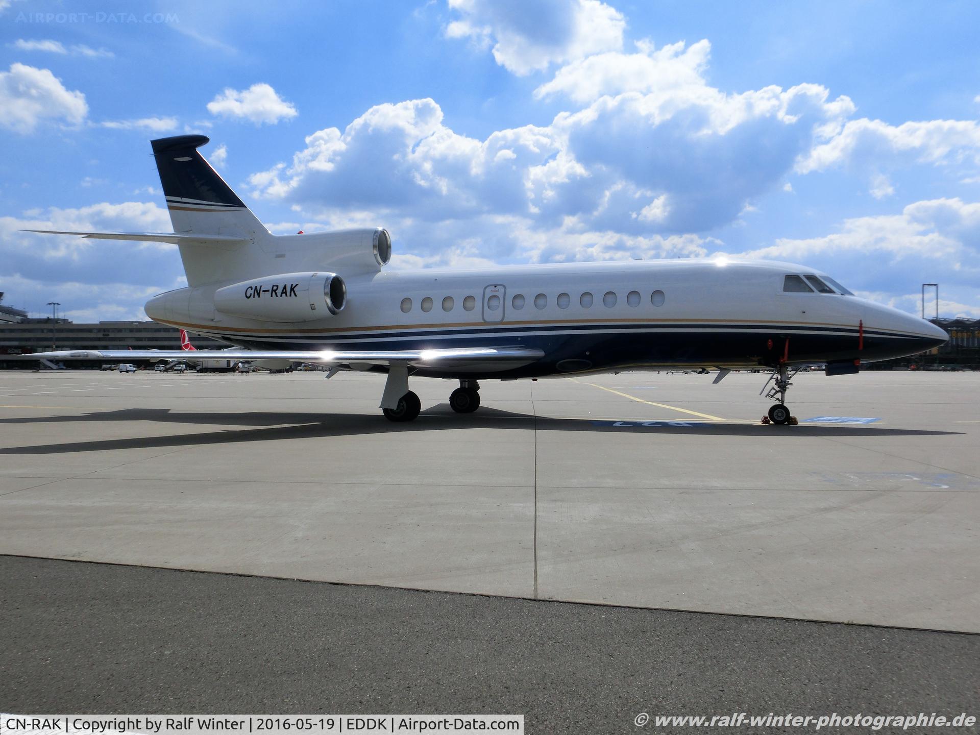 CN-RAK, 2003 Dassault Falcon 900EX C/N 118, Dassault Falcon 900EX - Private - 118 - CN-RAK - 19.05.2016 - CGN