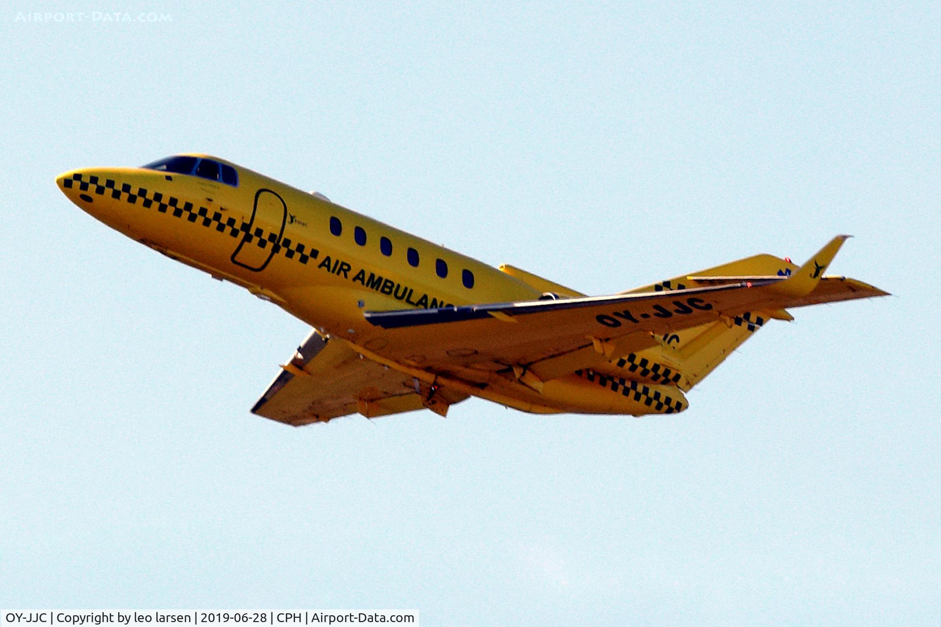 OY-JJC, 2003 Raytheon Hawker 800XP C/N 258637, Copenhagen 28.6.2019