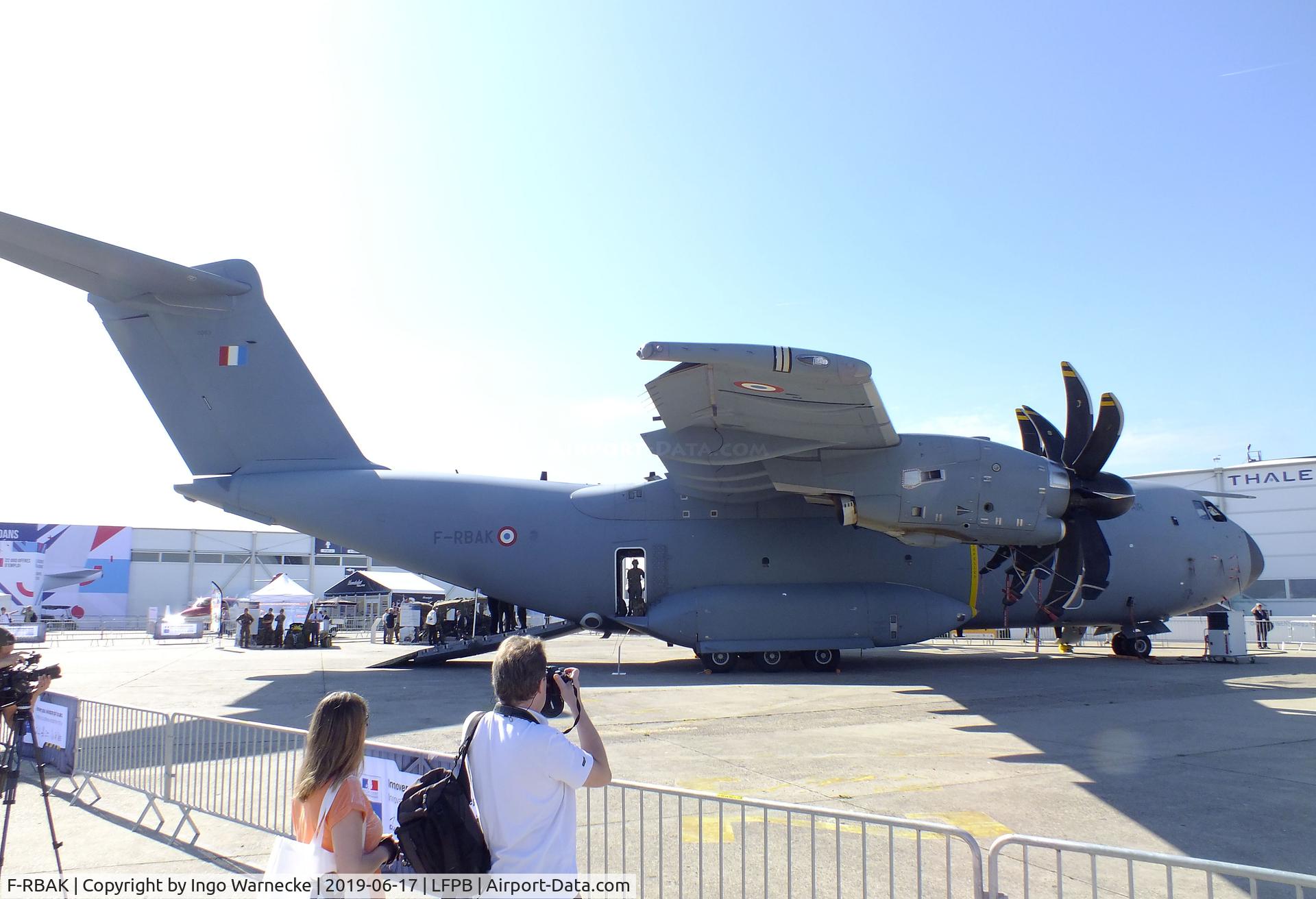 F-RBAK, 2016 Airbus A400M-180 C/N 053, Airbus A400M-180 Atlas of the Armee de l'Air at the Aerosalon 2019, Paris