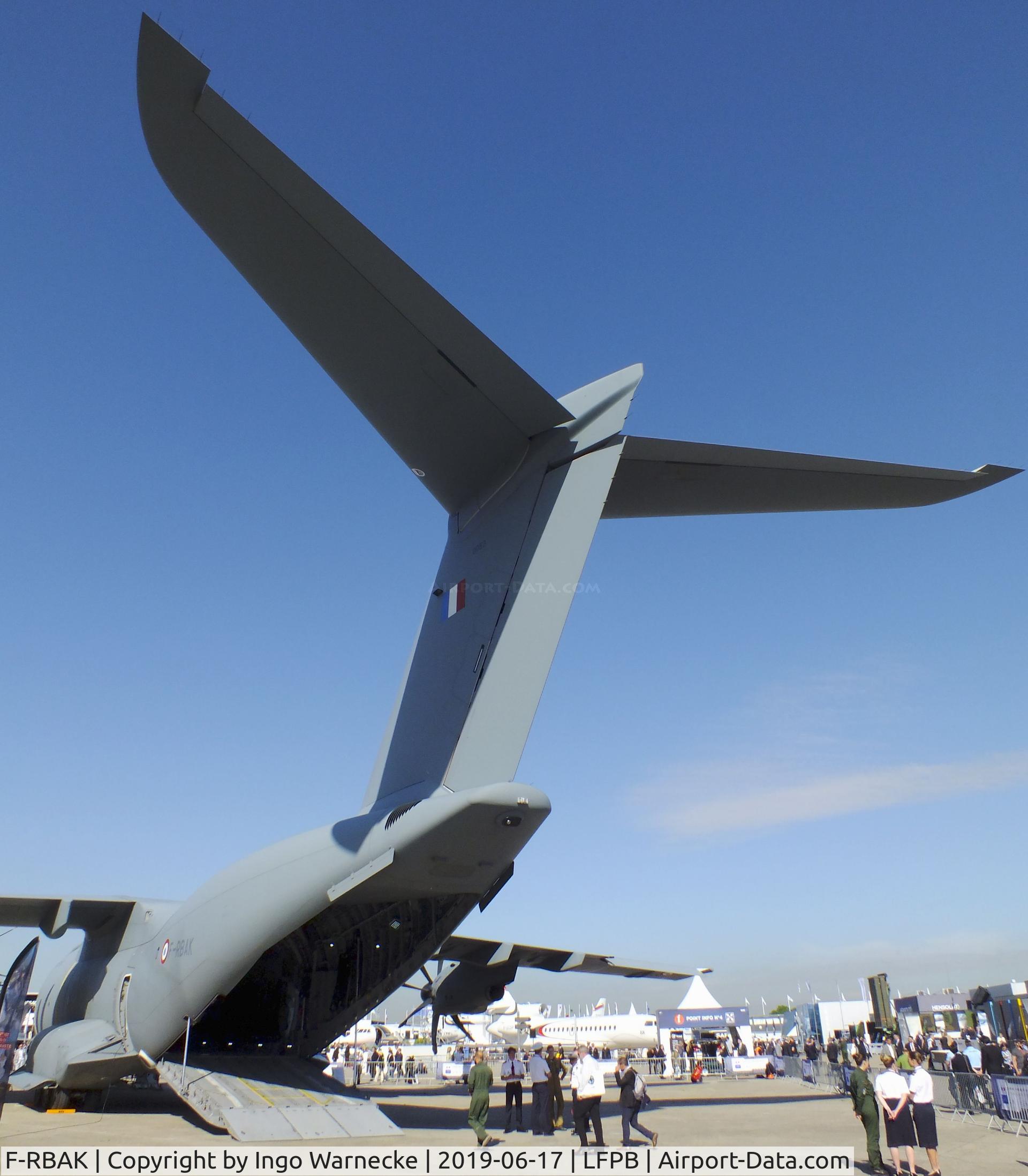 F-RBAK, 2016 Airbus A400M-180 C/N 053, Airbus A400M-180 Atlas of the Armee de l'Air at the Aerosalon 2019, Paris