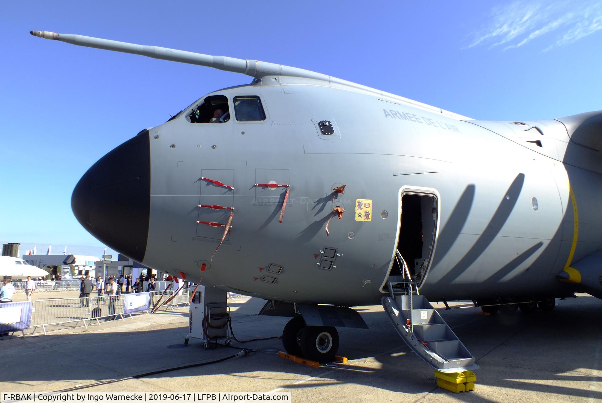 F-RBAK, 2016 Airbus A400M-180 C/N 053, Airbus A400M-180 Atlas of the Armee de l'Air at the Aerosalon 2019, Paris