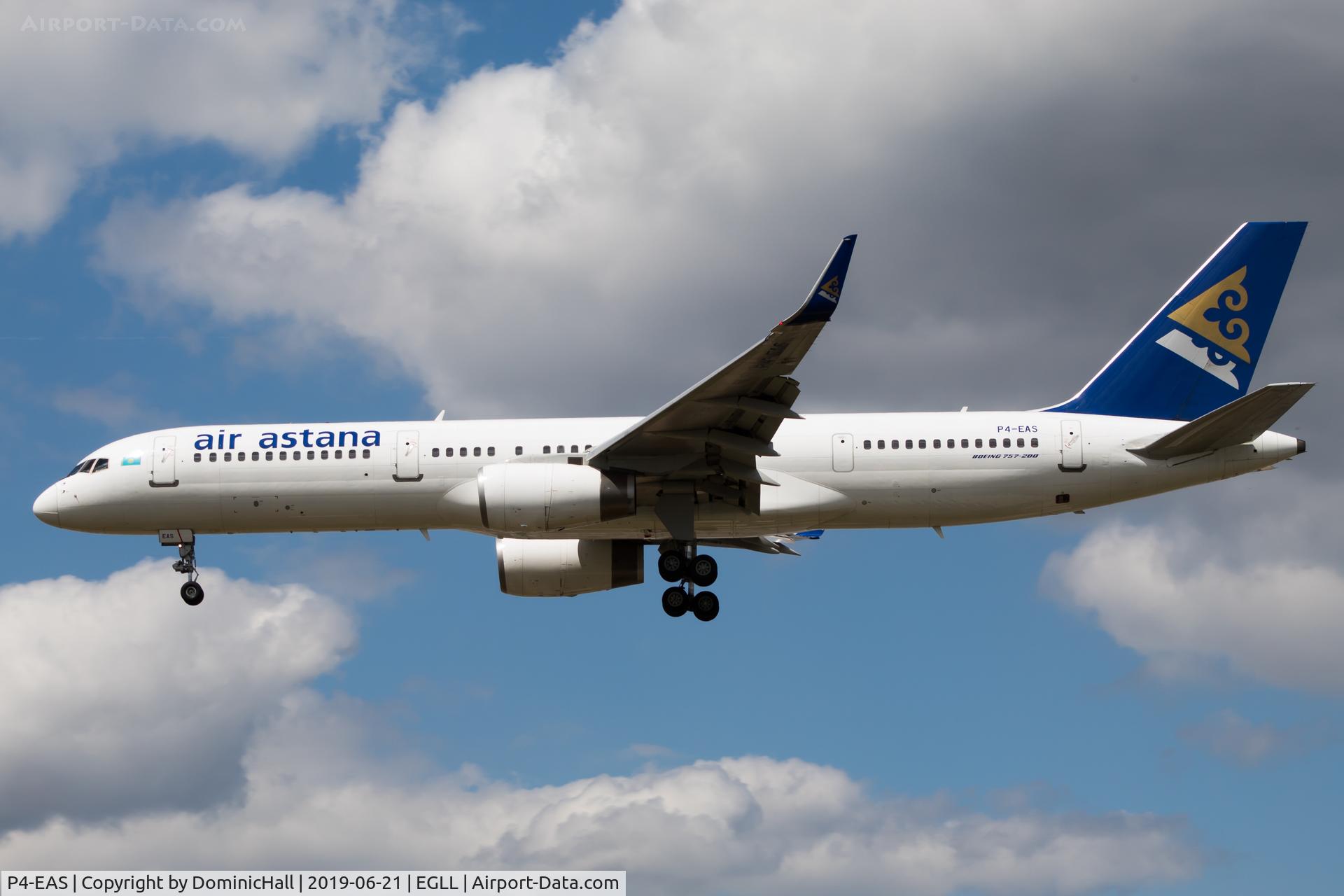 P4-EAS, 1998 Boeing 757-2G5 C/N 29488, Landing RWY 27L