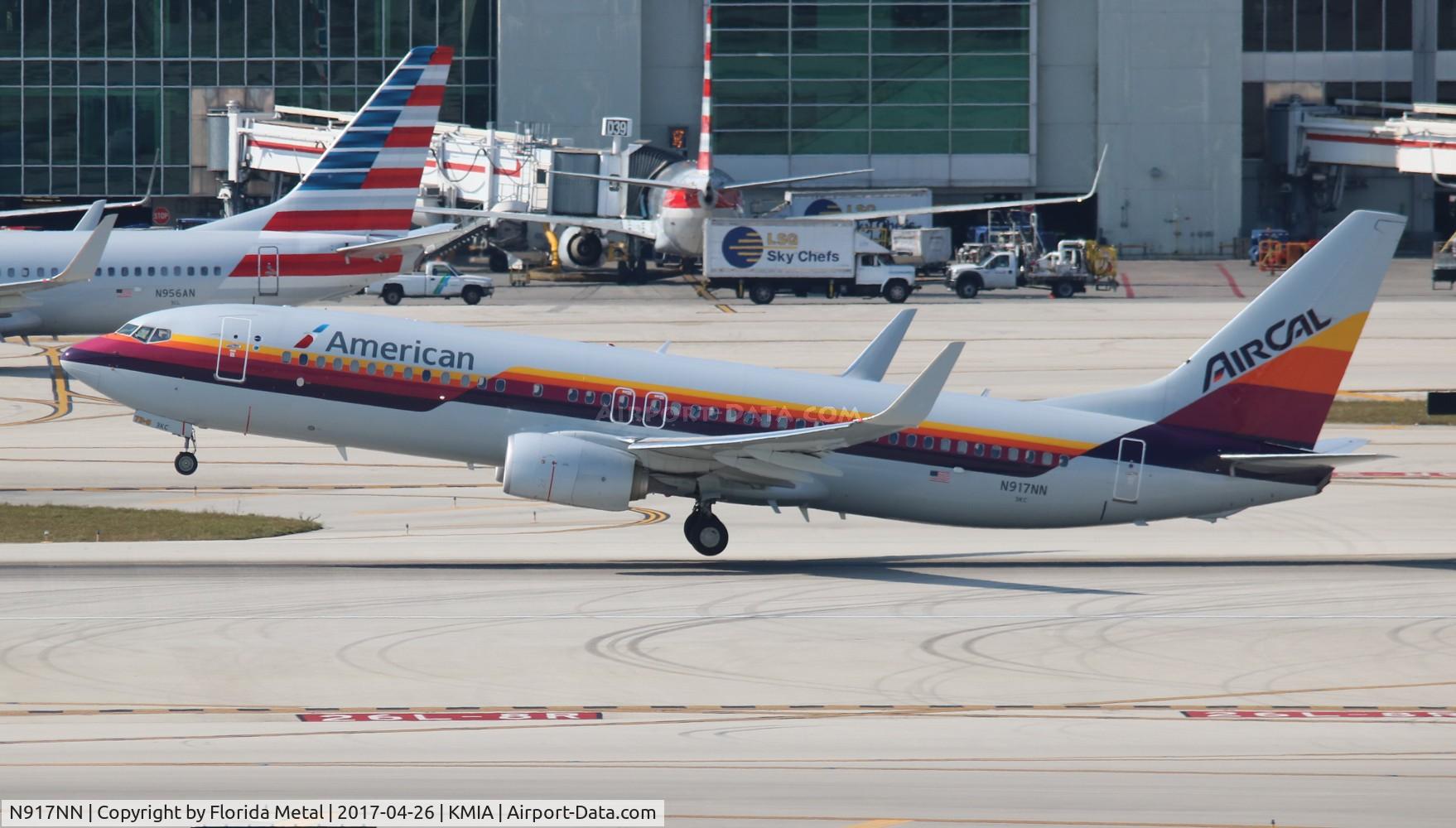 N917NN, 2013 Boeing 737-823 C/N 29572, MIA spotting