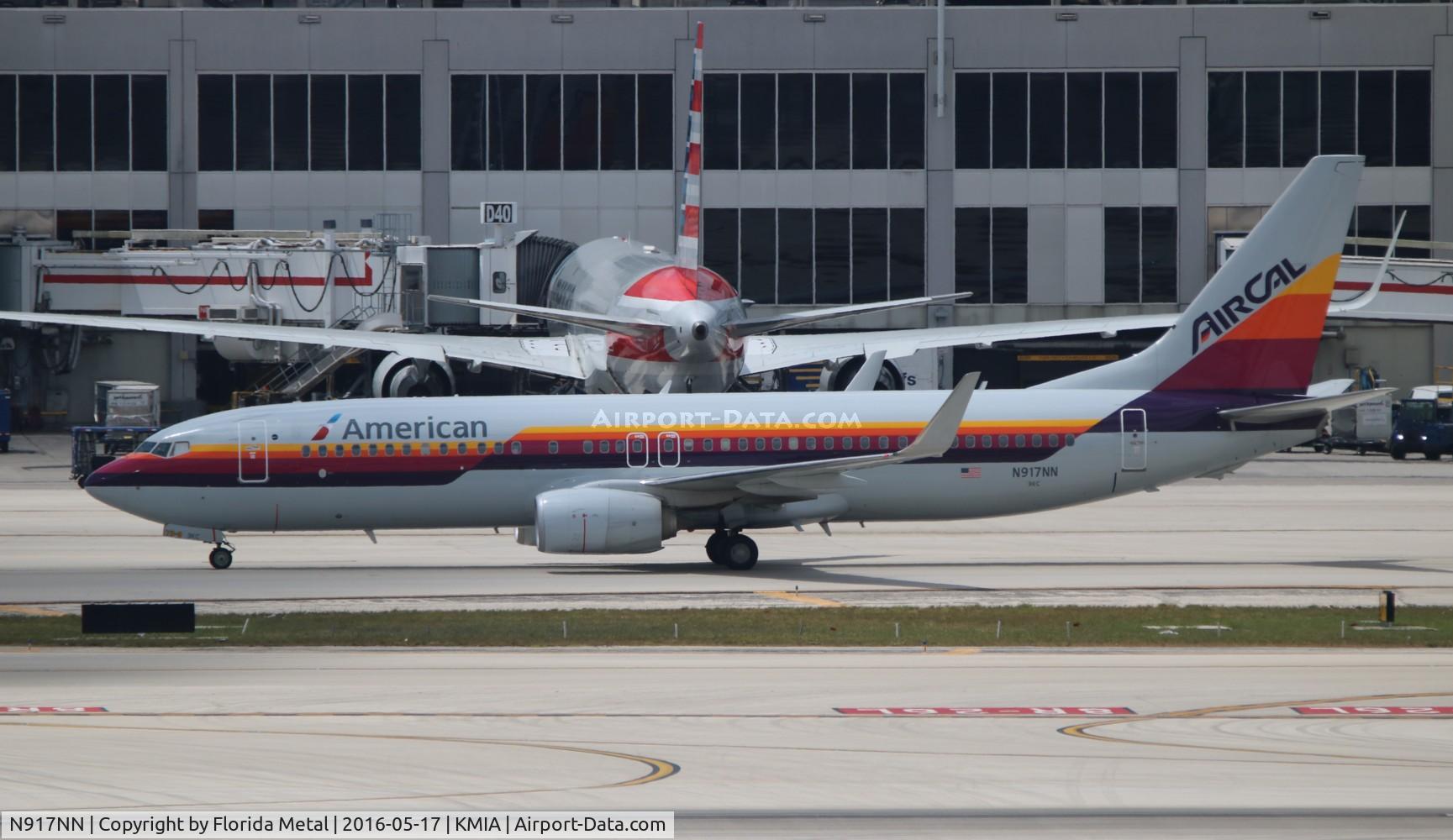 N917NN, 2013 Boeing 737-823 C/N 29572, MIA spotting