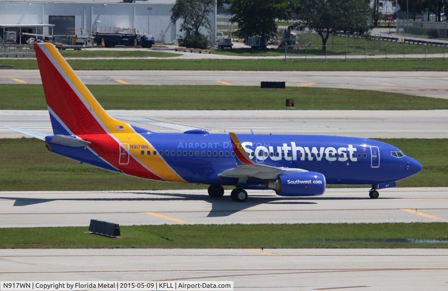 N917WN, 2008 Boeing 737-7H4 C/N 36624, FLL spotting
