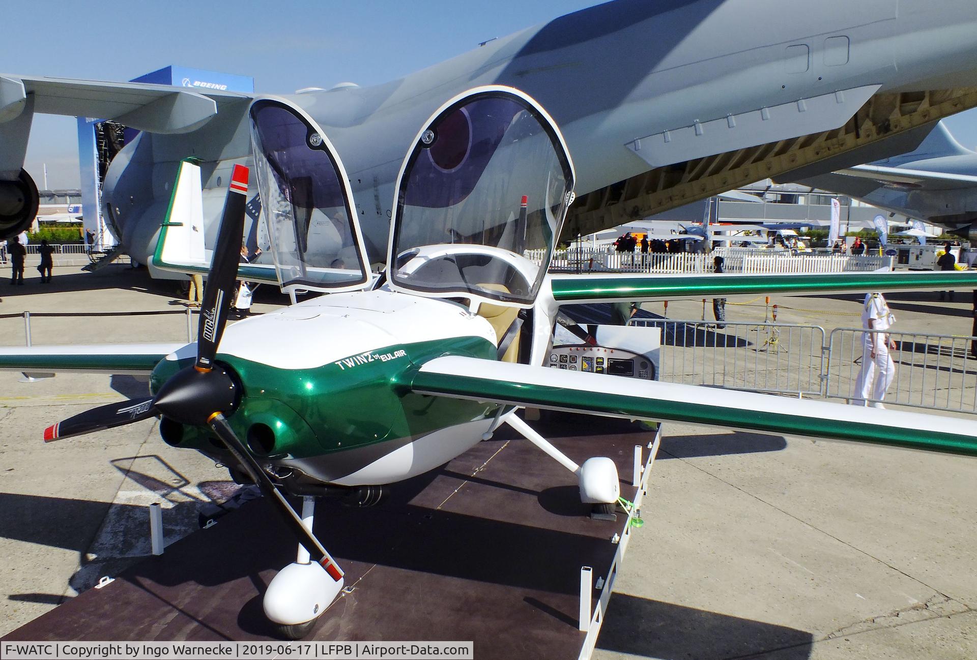 F-WATC, 2009 Eulair Twin 2 C/N unknown_f-watc, Eulair Twin 2 (formerly Aeronix Airelle) at the Aerosalon 2019, Paris