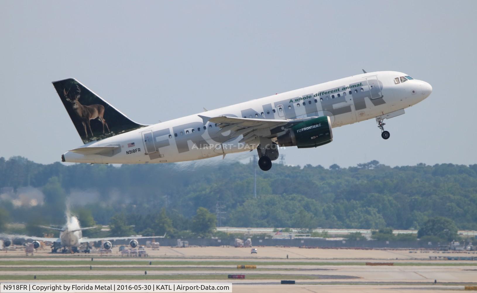 N918FR, 2003 Airbus A319-111 C/N 1943, ATL spotting