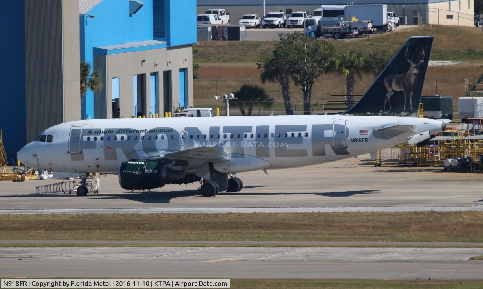 N918FR, 2003 Airbus A319-111 C/N 1943, TPA spotting
