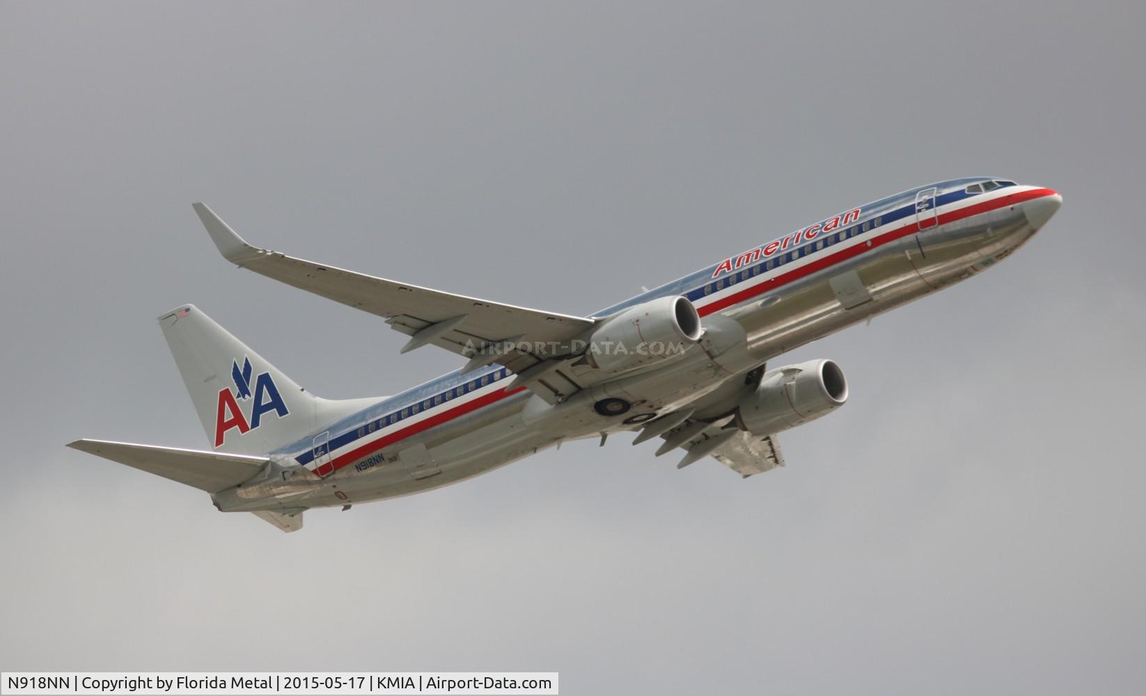 N918NN, 2013 Boeing 737-823 C/N 33228, MIA spotting