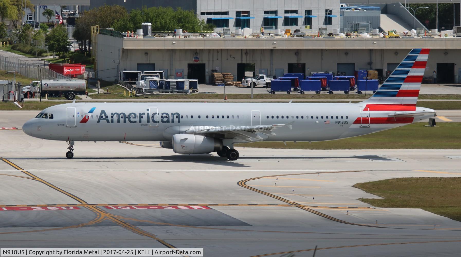 N918US, 2015 Airbus A321-231 C/N 6443, FLL spotting