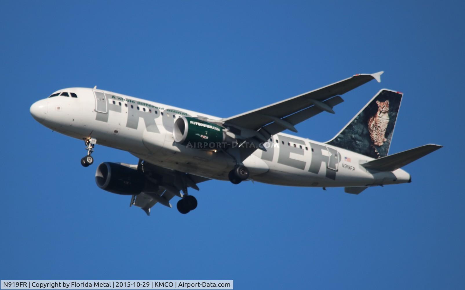N919FR, 2003 Airbus A319-111 C/N 1980, MCO spotting