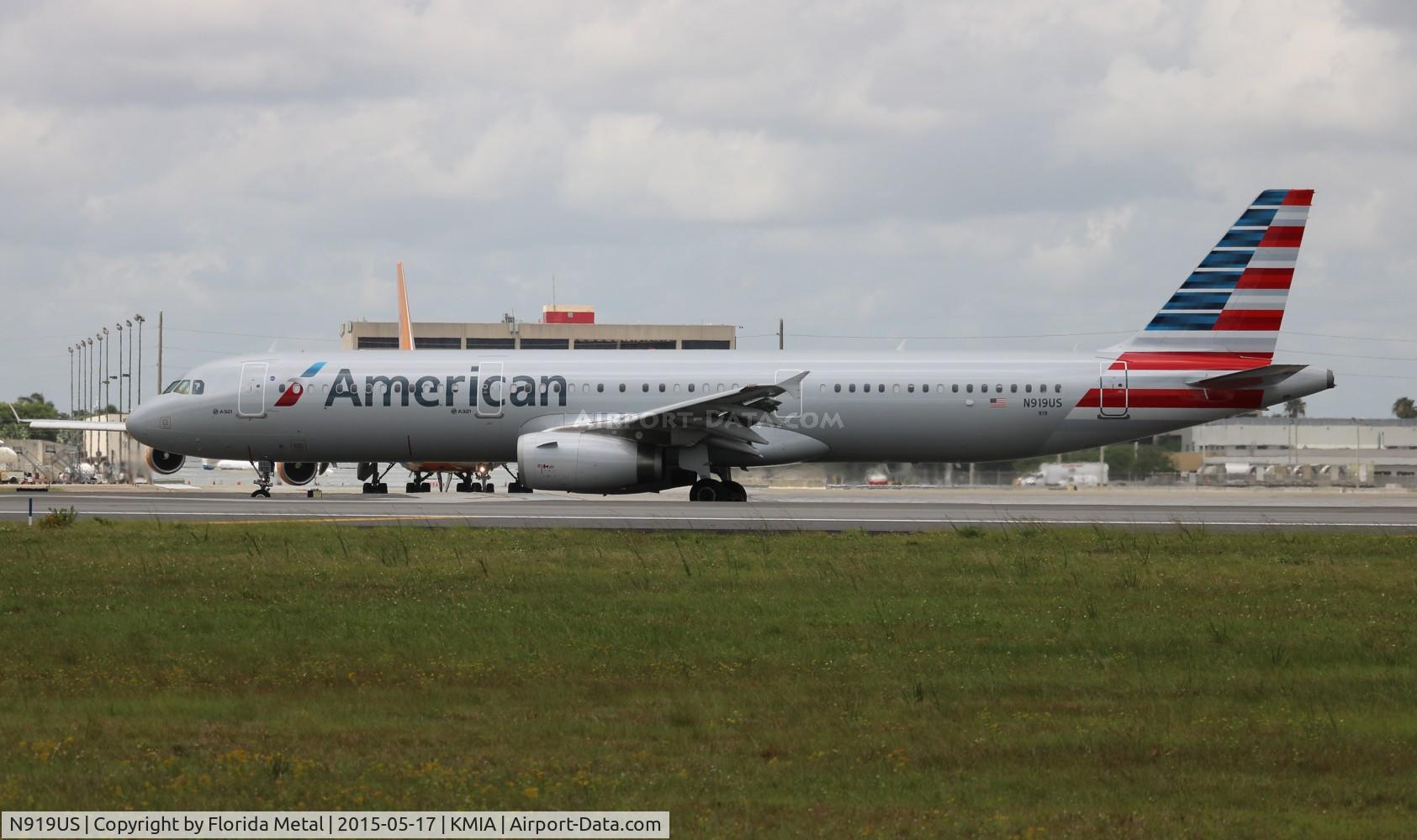 N919US, 2015 Airbus A321-231 C/N 6479, MIA spotting