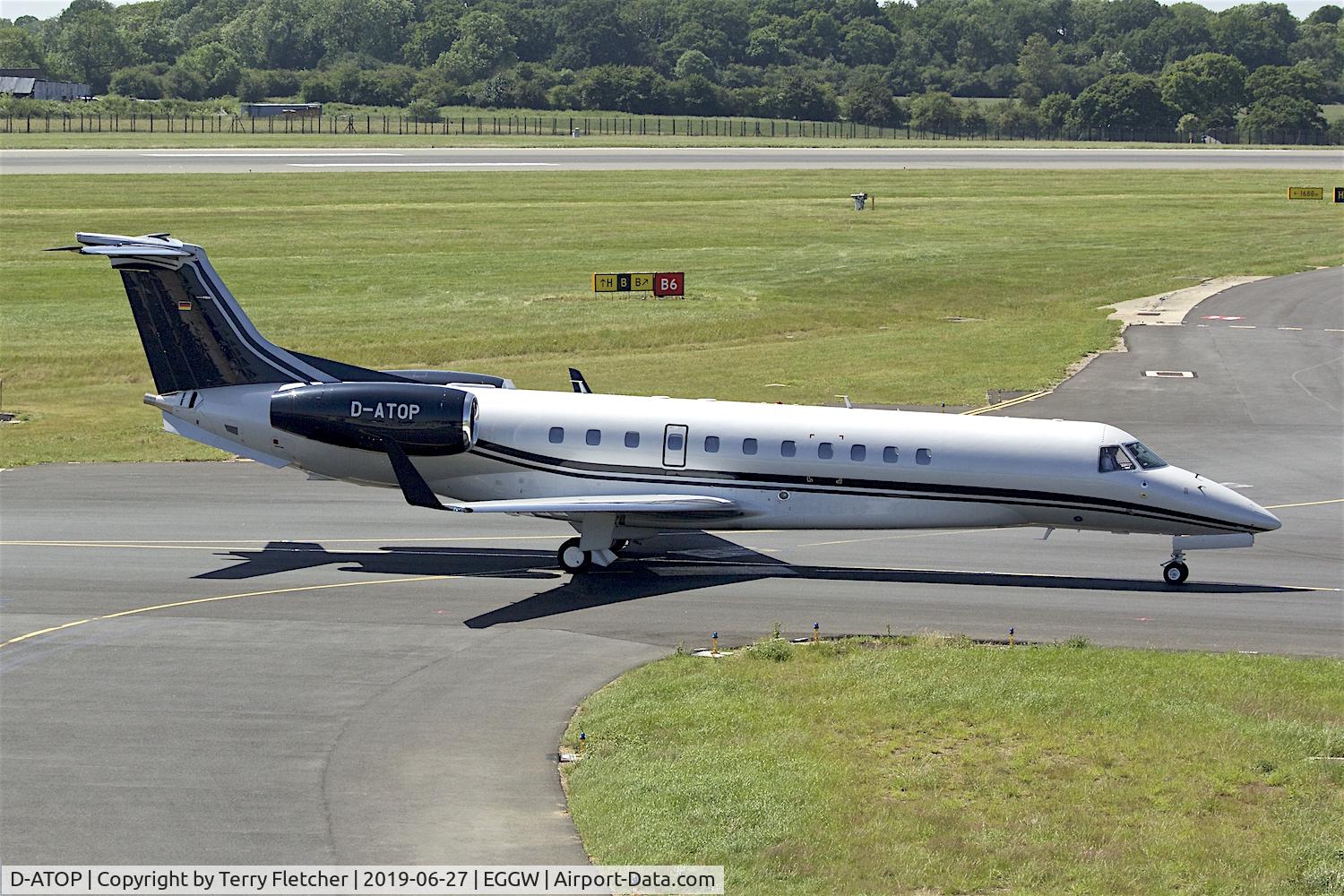 D-ATOP, 2018 Embraer EMB-135BJ Legacy 650 C/N 14501233, at Luton